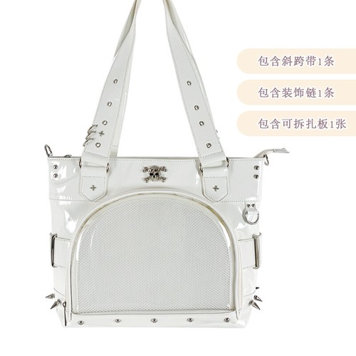 Lolita Itabag 20cm Doll Bag Women Skull Messenger Shoulder Bag PU Crossbody Bag - Picture 10 of 11