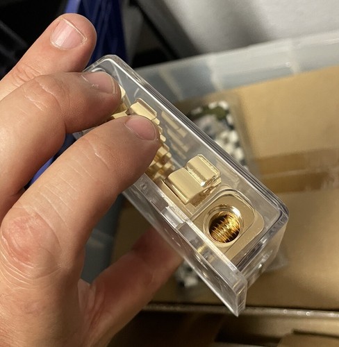 MTX Thunderstuff 4 Way Fuse Holder Power Distribution Block. 4ga In 8ga Out. - 第 7/7 張圖片