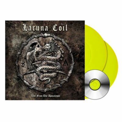 Lacuna Coil  Live From The Apocalypse  Gatefold neon yellow vinyl 2LP + DVD 2021