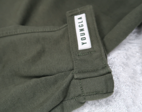Young LA Men's Ankle Strap Joggers Size Small Olive Green - 第 5/5 張圖片
