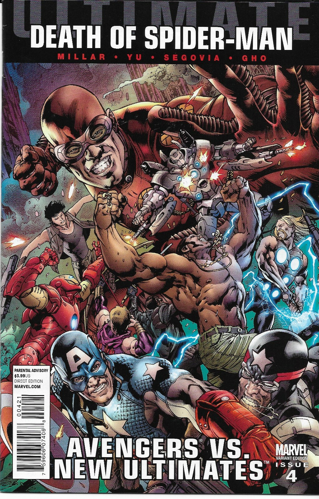 ULTIMATE COMICS Avengers Vs  New Ultimates #4 VARIANT