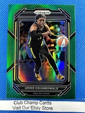 2023 #95 Arike Ogunbowale WNBA Panini Prizm Basketball Green Prizm Wings