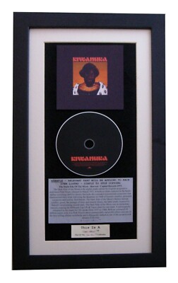 MICHAEL KIWANUKA Same+LP+Love CLASSIC CD GALLERY QUALITY FRAMED+FAST GLOBAL SHIP