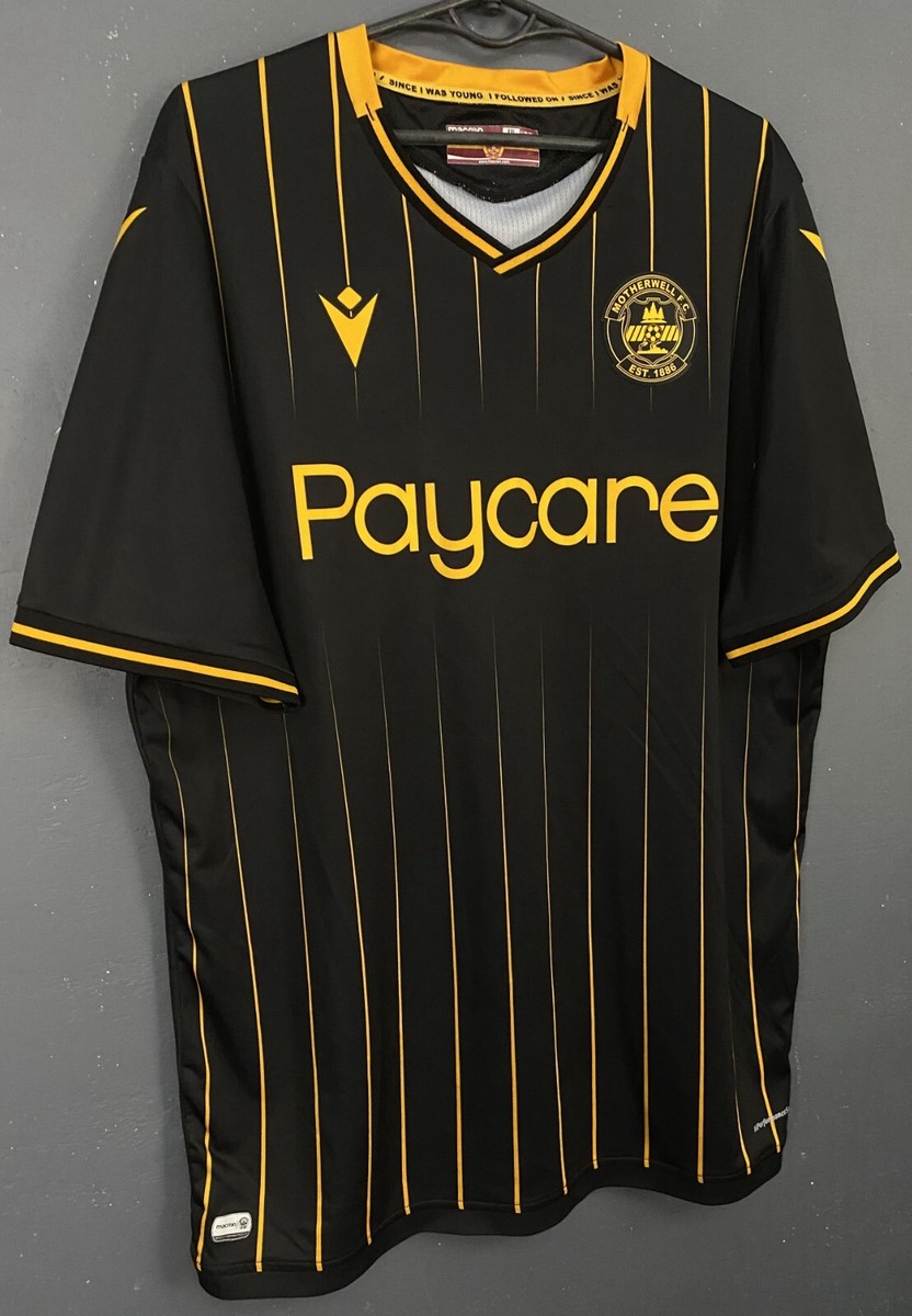 MEN'S MACRON FC MOTHERWELL 2021/2022 SOCCER FOOTBALL SHIRT JERSEY
