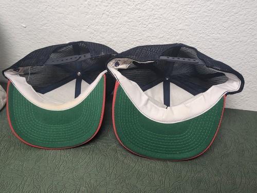 2 Vintage 90s Anaheim California Angels Logo Mesh Snapback Trucker Hat Official - 第 5/10 張圖片