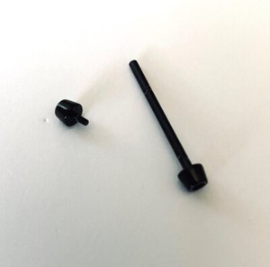 Tissot T-Race (Fits T011414A / T011417A Only) Black PVD Fastening Screw Pin  Bar | eBay
