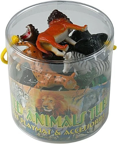 Plastic Wild Zoo Yard Animals Model Figure Kids Toys Both Indoor/Outdoor Play