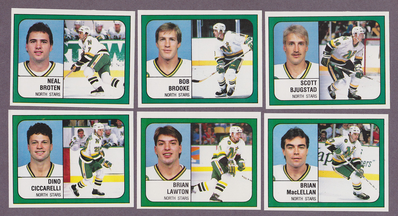 1988-89 Panini NHL Hockey Sticker Scott Bjugstad #90 Minnesota North Stars
