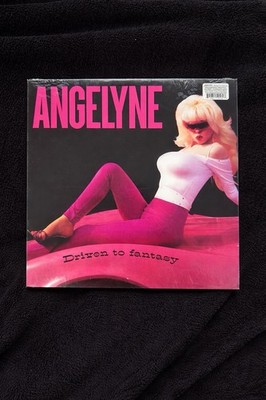 Angelyne   Driven to Fantasy on vinyl, the 2024 Dark Entries reissue.
