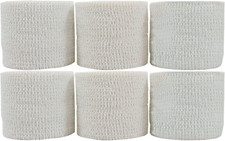 2" Stretch Athletic Tape - 6 Rolls, White