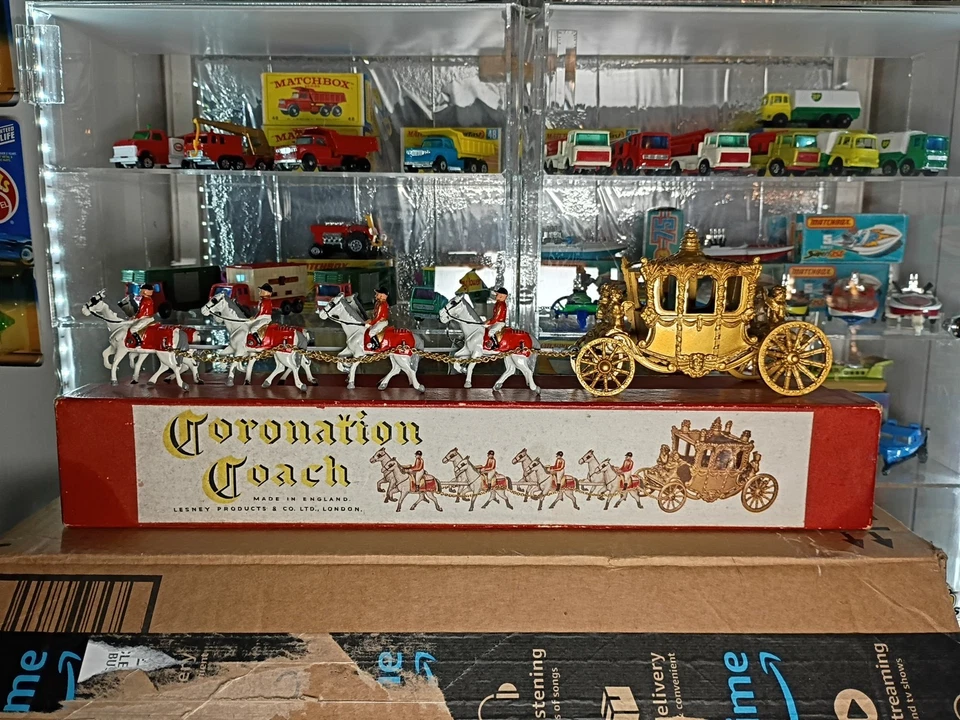 Редкий Тренер Коронации Королевы Елизаветы с Королевой 1952 В Оригинальной Коробке Как новый - Изображение 2 из 4