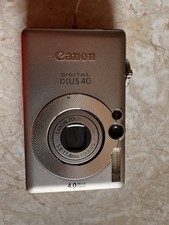 Canon Digital IXUS 40 4.0MP Compact Camera Silver 3x Zoom 