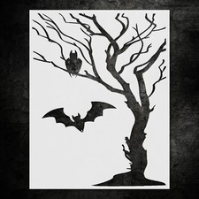Halloween Skull Stencil for Spooky DIY Crafts and Home Decor - StencilAir