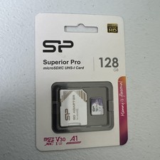SP Superior Pro 128 GB Micro SDXC Ultra HD Memory Card UHS-I Card