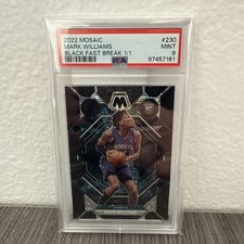 Mark Williams - 2022 Panini Mosaic Rookies Black 1/1 Rare PSA One Of One RC 