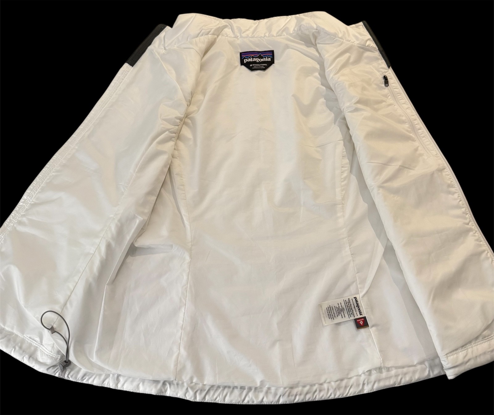 Patagonia Women's Nano Primaloft Full Zip Puffer Vest White Style #84247 M NEW thumbnail 6