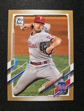 2021 Topps Aaron Nola #537 Philadelphia Phillies Gold Parallel /2021