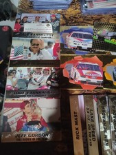 NASCAR Card Lot 150 cards Earnhardt, Gordon, Wallace, etc. Mem, Ser , and more 