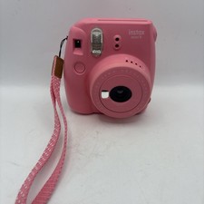 Fujifilm Instax Mini 9 Instant Film Camera - Flamingo Pink TESTED WORKS W/ Strap