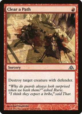 Clear a Path 32  Dragon's Maze Magic: The Gathering Near Mint