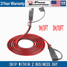 16/14AWG 3/10FT SAE to SAE O Ring Extension Cable Disconnect Wire Harness Cord