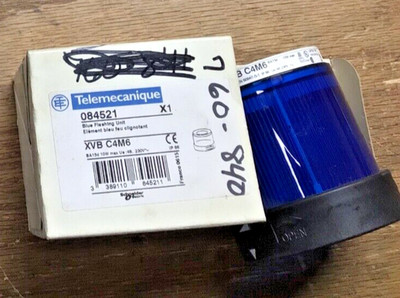New Telemecanique XVBC4M6 Blue Flashing Unit 084521