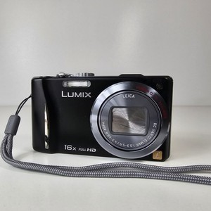 Panasonic Lumix DMC-TZ20 14.1MP Digital Camera Black Tested W/ Battery