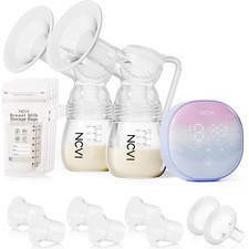 NCVI Double Electric Breast Pump, 4 Modes 9 Levels, Hospital-Grade Suction ...