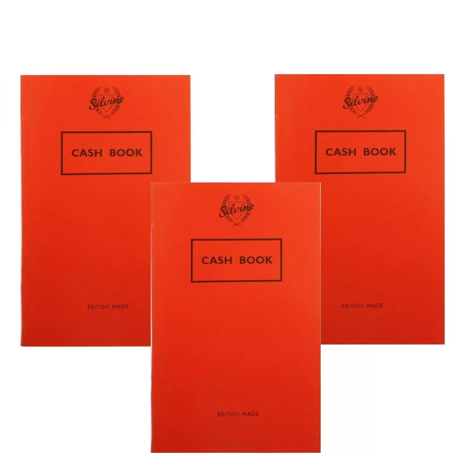 3 Cash Book Note Pad Accounting Money Keeping Silvine Pack Of 3 Cash Books