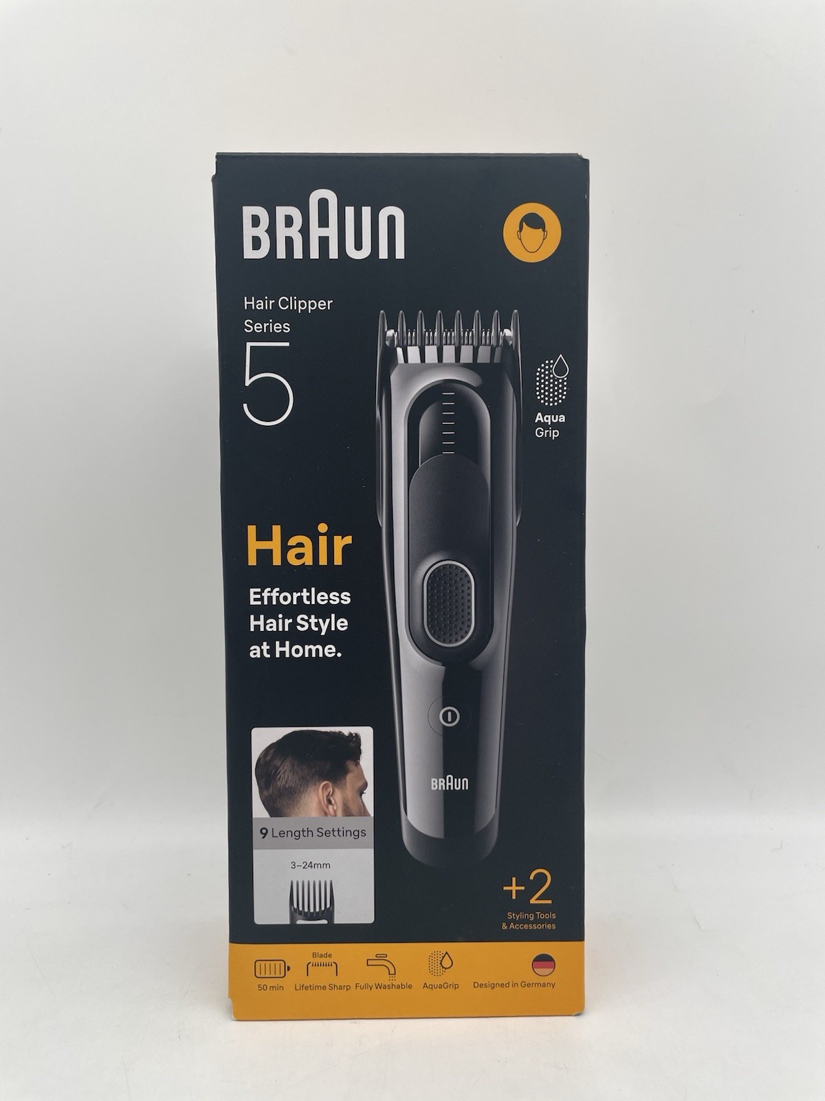 Braun Hair Clipper Series 5 - Haarschneidemaschine - Elektrorasierer - Schwarz - Bild 2