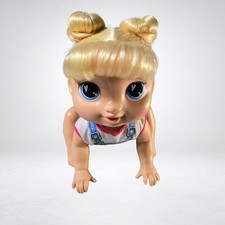 Baby Alive Crawl n Play Harper Hugs Doll F9709 Blonde Crawls Talks Tested 2023