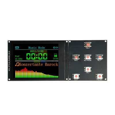 TFT Color Screen 2.8 inch Lossless Audio Decoder Digital Audio Playback Module