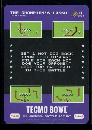 2026 Bo Jackson Battle Arena Tecmo Bowl Plays #PL102 The Champion\'s Lasso