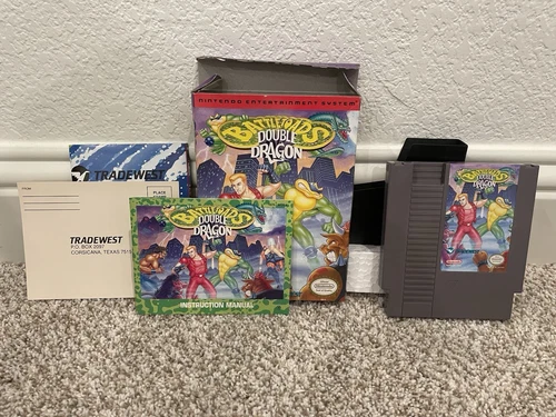 Battletoads Double Dragon CIB With Poster And Registration Card Tested