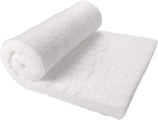 Ceramic Fiber Insulation, 1" Thick X 12" X 24", 2400F Fireproof Insulation Blank