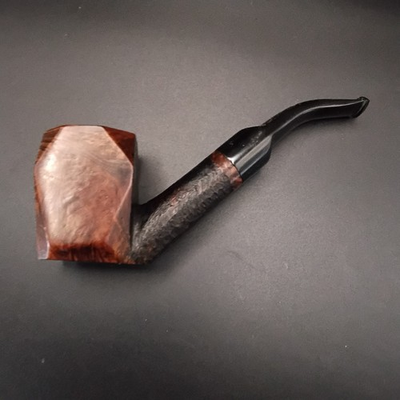 #ad From my collection Victa quot;Extraquot; panel bent tobacco smoking pipe $50.00