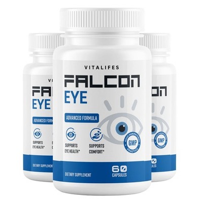 (3 Pack) Falcon Eye Support Healthy Eye Vision & Function FalconEye 60 Capsules
