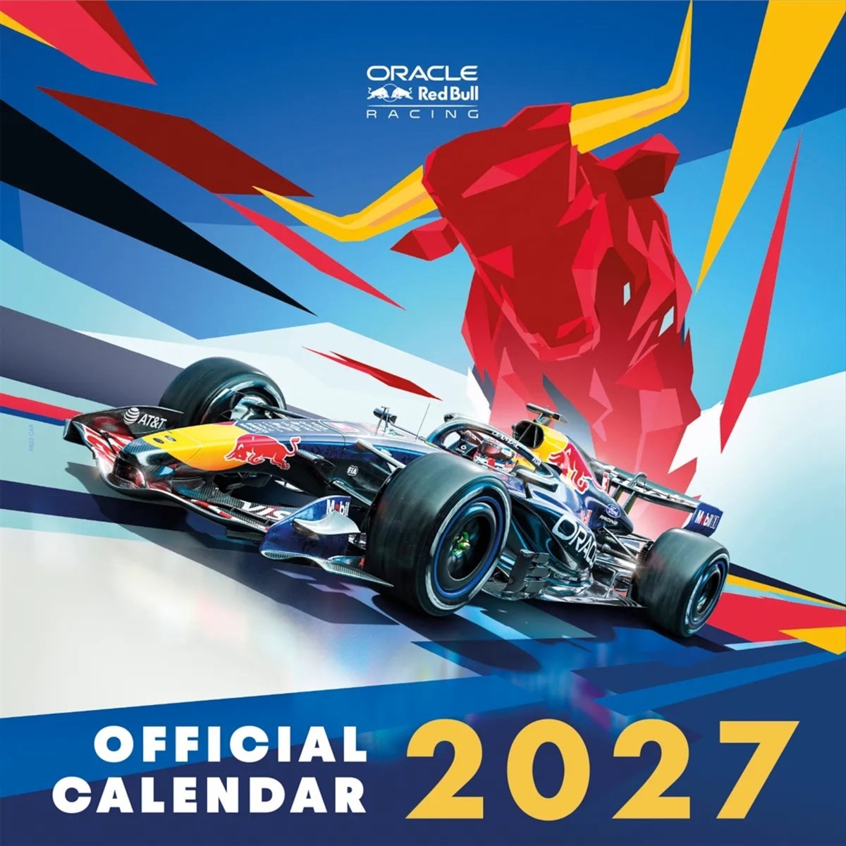 Pyramid International Red Oracle Bull Racing F1 Calendar 2027, Wall Calendars, Month To View, Sports, Gift - Image 3