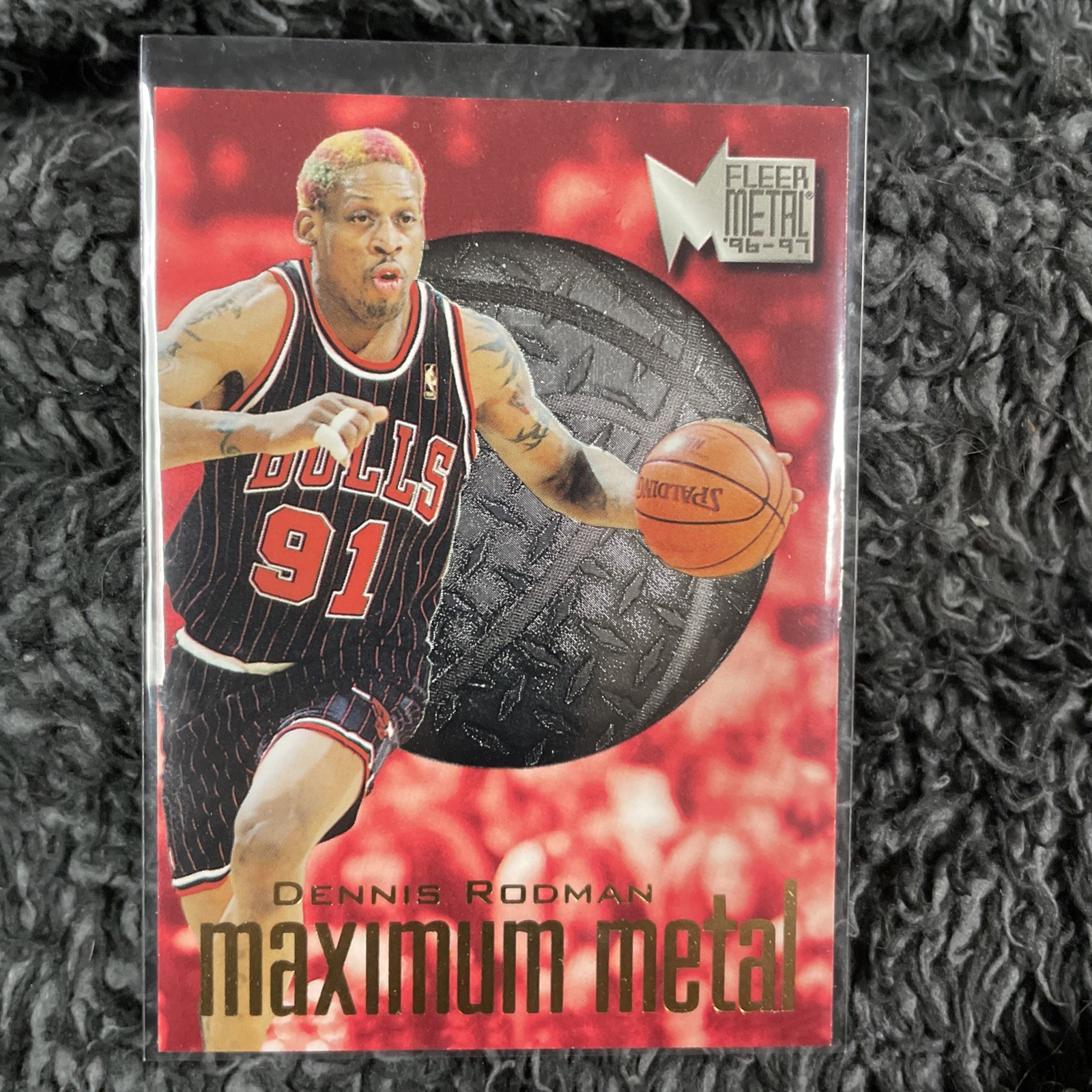 Dennis Rodman 1996-97 Fleer Metal Maximum Metal - Very RARE 1:180  SSP