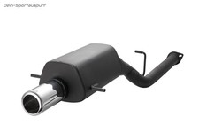 Ulter Sportauspuff für Subaru IMPREZA WRX 02-08 100mm rund eingerollt gerade