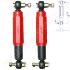 2x AL-KO ALKO Achssto&szlig;d&auml;mpfer Anh&auml;ngersto&szlig;d&auml;mpfer Octagon PLUS rot 2000 / 3500kg