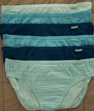 6 JoCKeY Elance 100 Combed Cotton Bikini Bikinis Panties Size 9 NEW