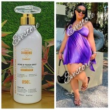 Smooth Diamond Paris Carrot Acne Touch Spot Whitening Body Lotion 500ml X1