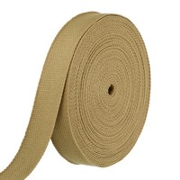 Baumwollband 1.3 Zoll 15.3 Yard Polyester Baumwollband Riemen Khaki