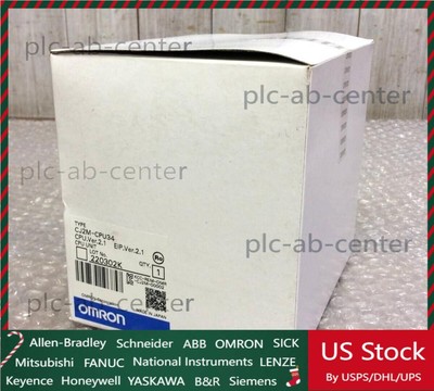 Omron CJ2M-CPU34 CPU Unit CJ2MCPU34 1PCS New in Box