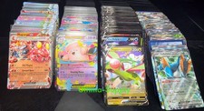 100 Pokémon TCG Holo Foil Card Lot  "Tera/MEGA/EX/V" ULTRA RARE Collection Bulk