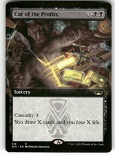 Cut of the Profits (Extended Art) #419 (NM) Streets New Capenna SNC Magic MTG