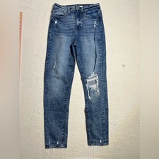 Distressed Blue Women's Jeans