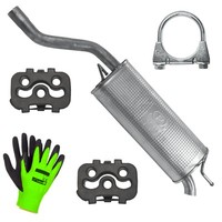 Endtopf Auspuff FüR Fiat Grande Punto 1 I FließHeck 1.3 Mjtd (2005-2010)