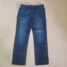Cat and Jack Boy's Blue Jeans Size 16 Straight Stretch Pants
